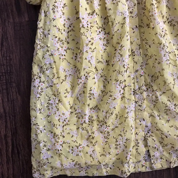 Zara Floral Chiffon Pleaded Kids Dress 7 - Picture 7 of 8